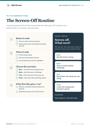 The Screen-Off Routine — page 1